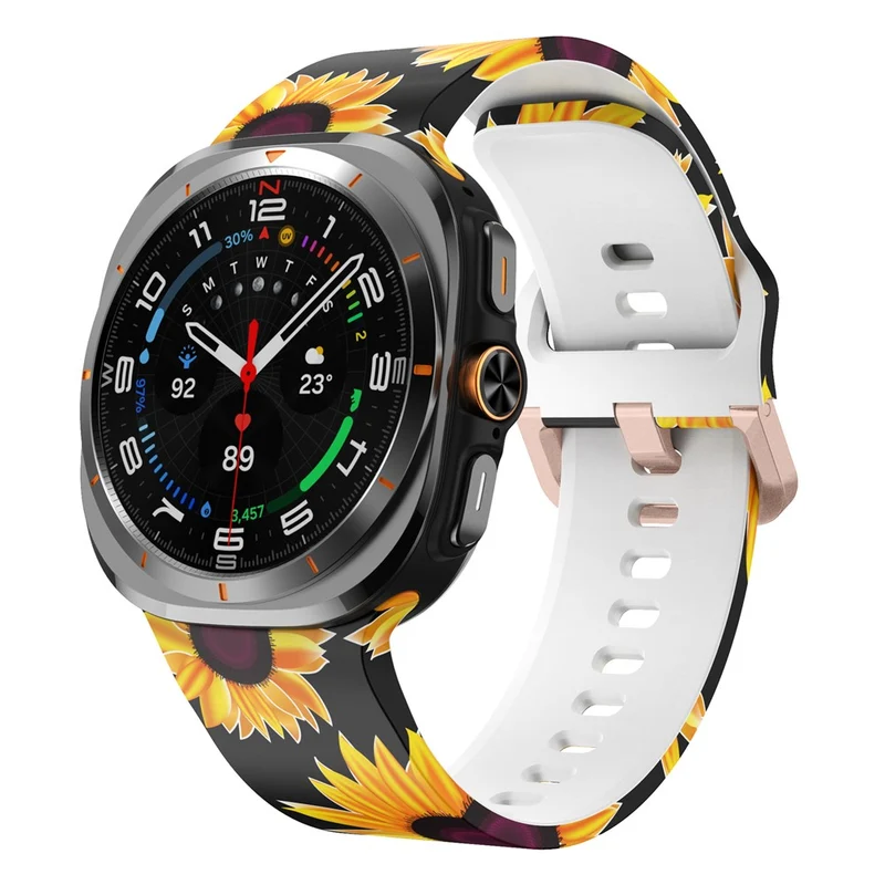 Unglaublich Modisch Samsung Galaxy Watch Ultra 47mm / Samsung Galaxy Watch Ultra (2025) 47mm Silikon Universell Armband