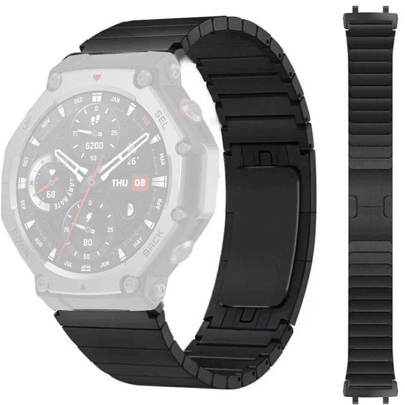 Absolut Ordentlich Amazfit T-Rex 2 Metall Armband