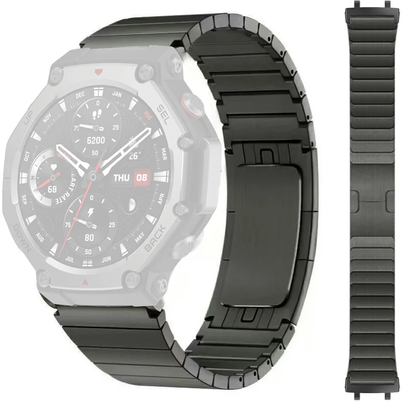 Mega Bequem Amazfit T-Rex Pro Metall Armband