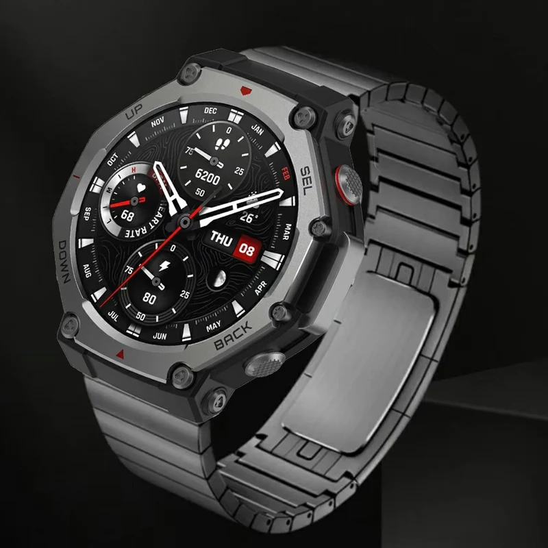 Mega Bequem Amazfit T-Rex Pro Metall Armband
