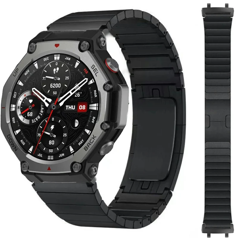 Mega Bequem Amazfit T-Rex Pro Metall Armband