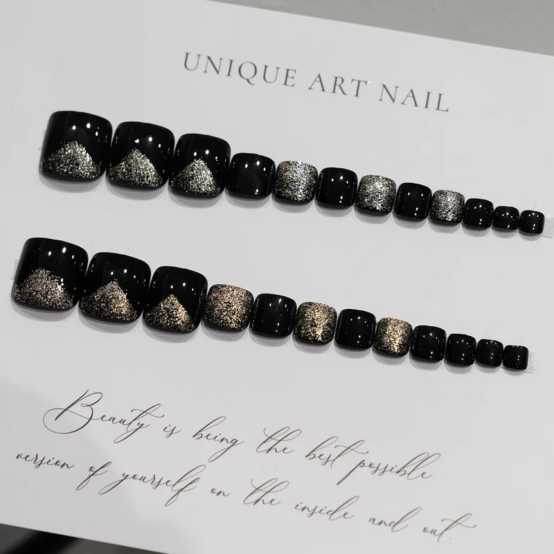 Elegante Pediküre Nagelkunst