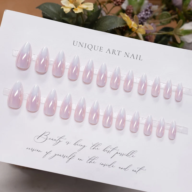 Elegante Ombre Stiletto Drucknägel