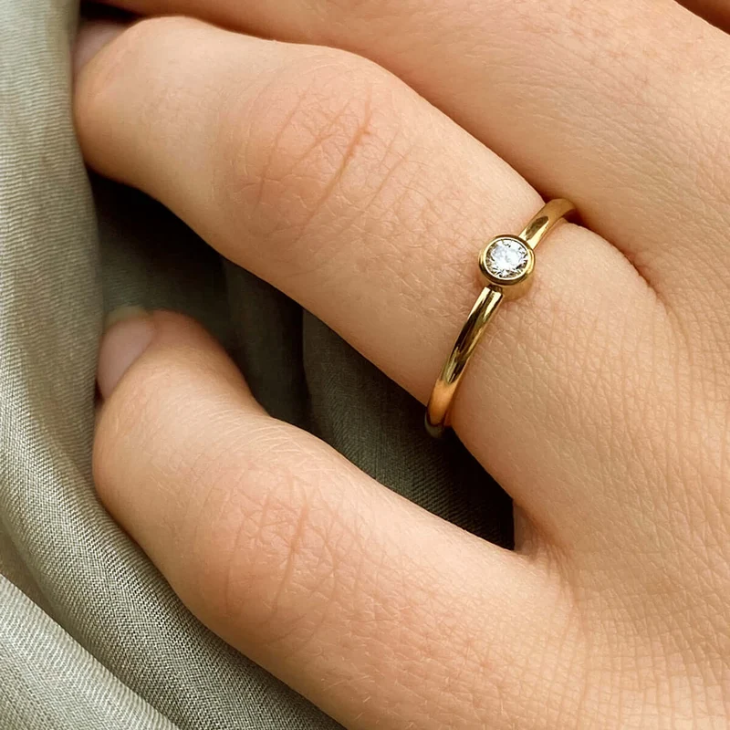 M&M Ring Modern Glam Gold | Modell 454