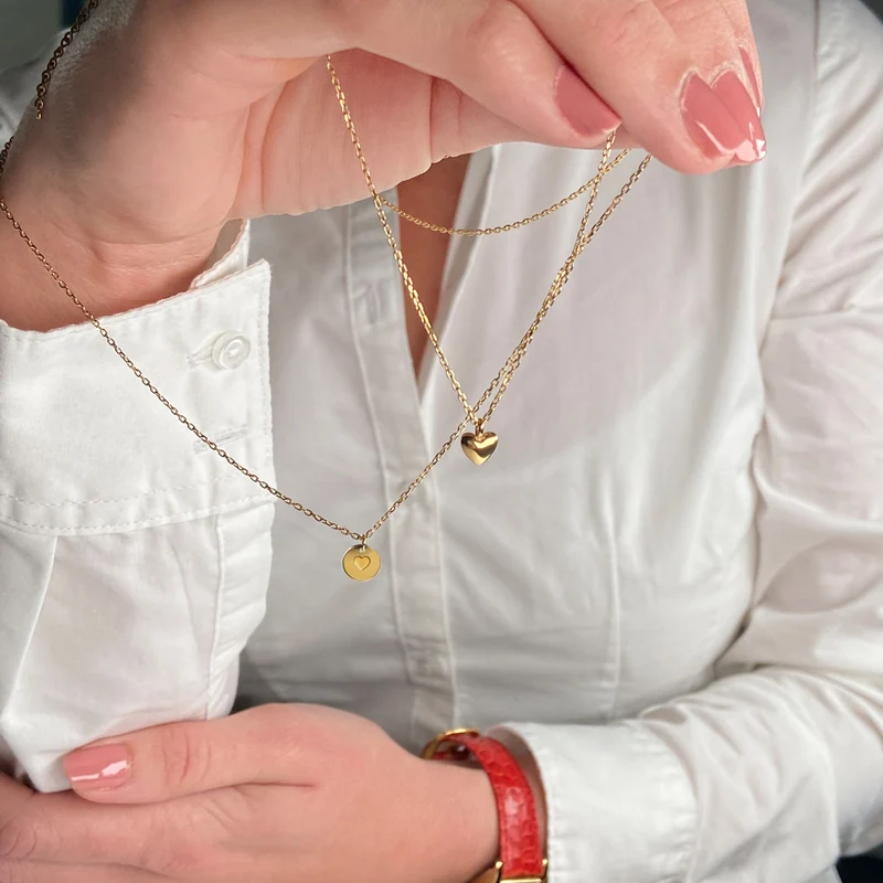 M&M Halskette Fine Line Gold | Modell 437