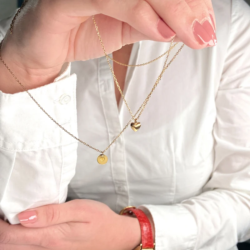 M&M Halskette Fine Line Gold | Modell 436