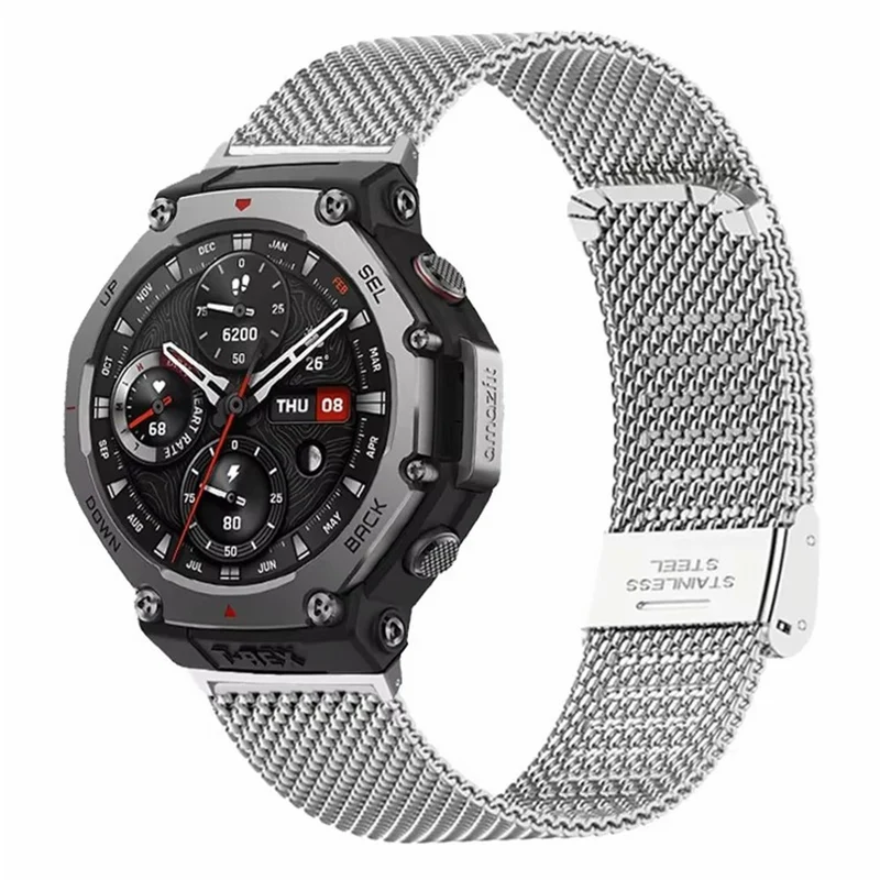 Stilvoll Amazfit T-Rex 2 Metall Armband