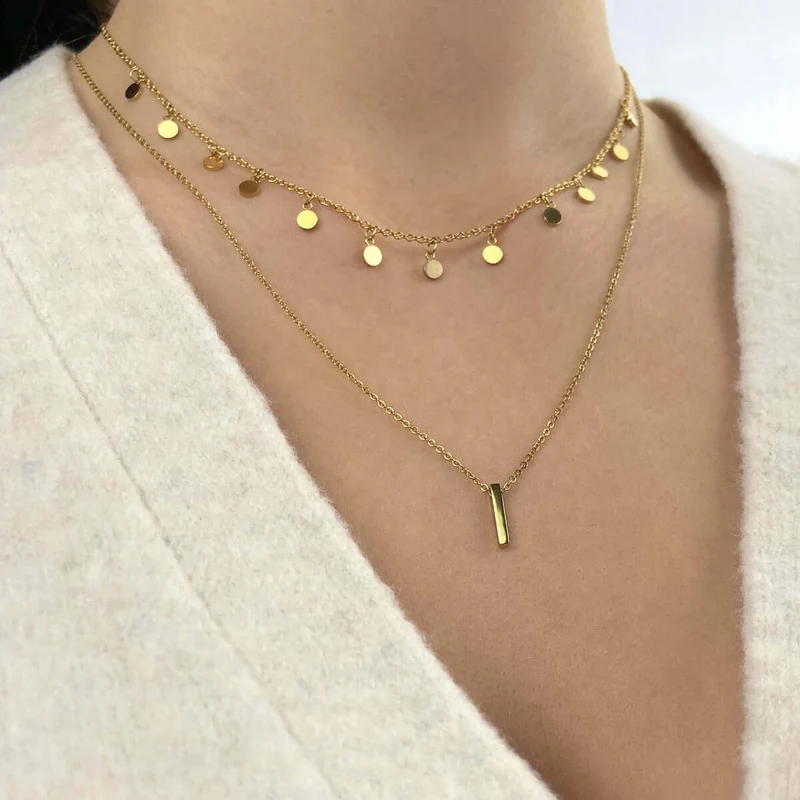 M&M Halskette Fine Line Gold | Modell 447
