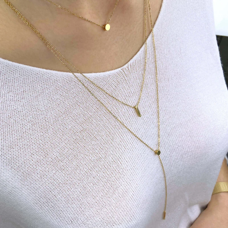 M&M Halskette Fine Line Gold | Modell 447