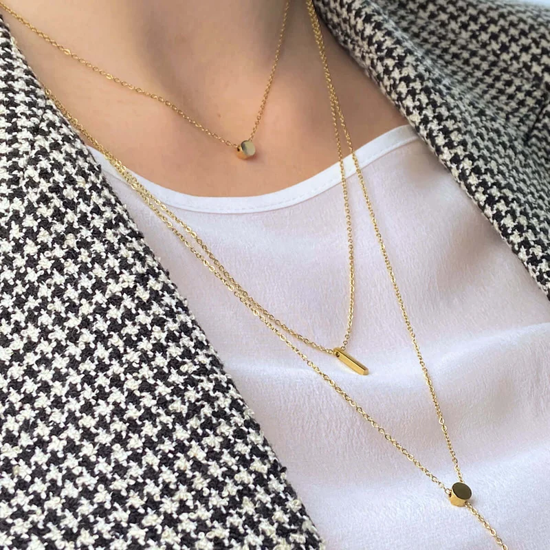 M&M Halskette Fine Line Gold | Modell 446
