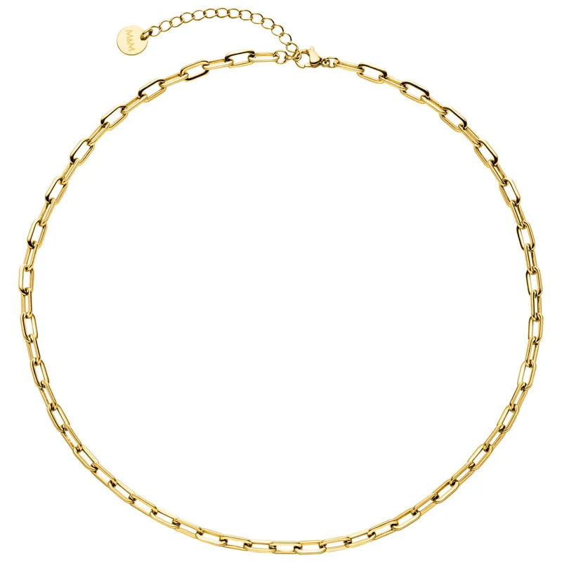M&M Halskette Fine Line Gold | Modell 443