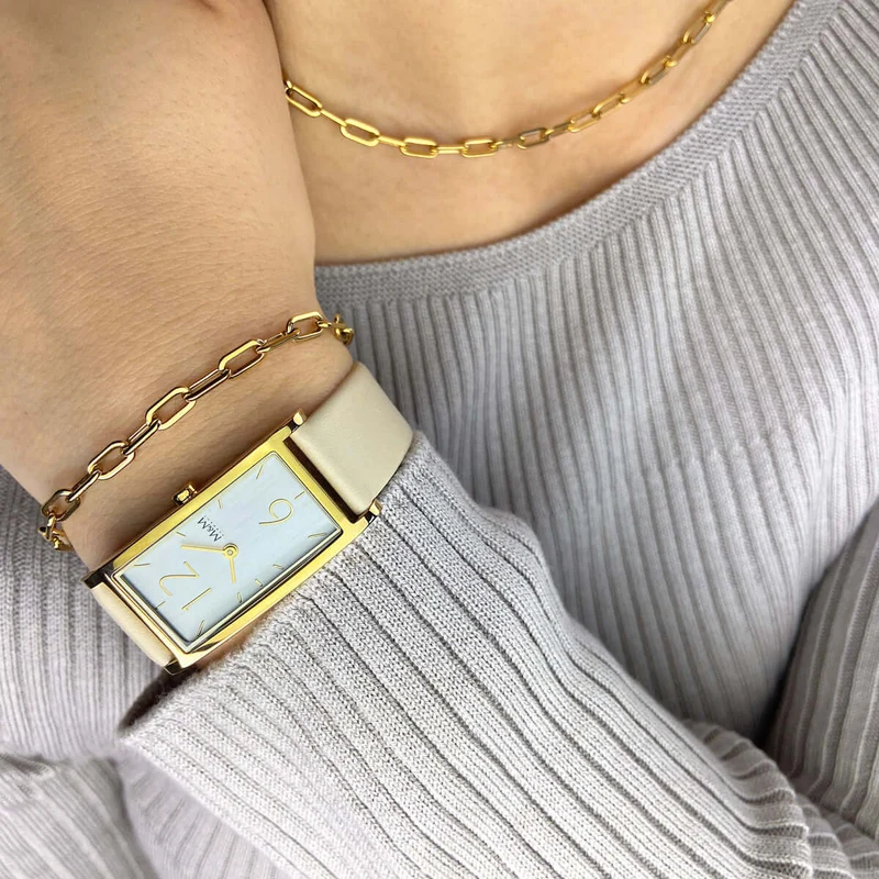 M&M Halskette Fine Line Gold | Modell 443