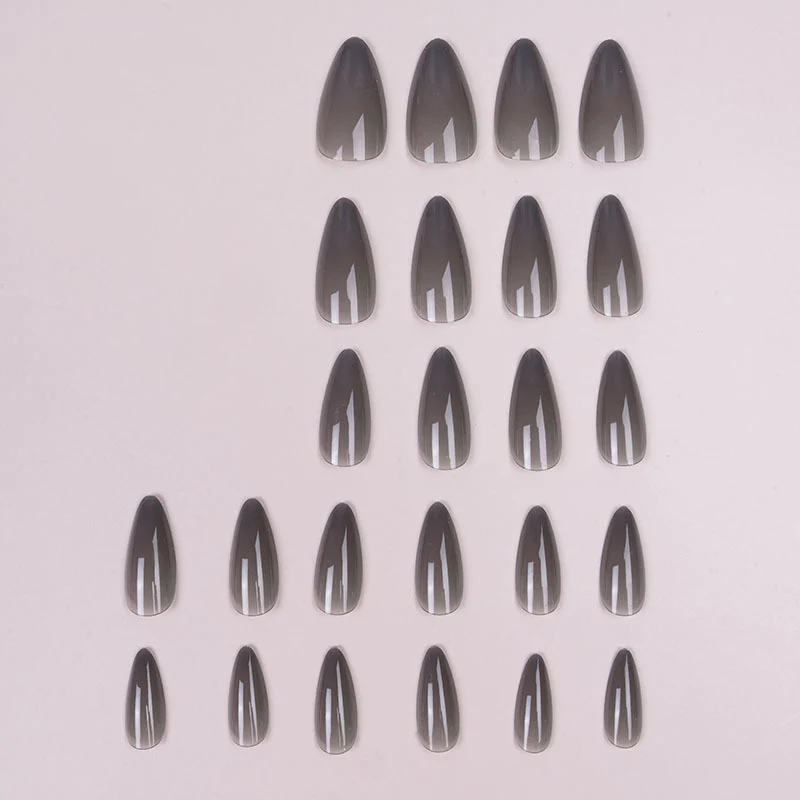 Elegante Lange Stiletto Druck-Nägel