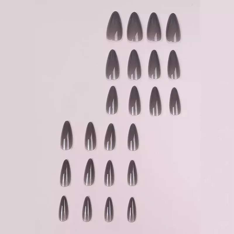 Elegante Lange Stiletto Druck-Nägel