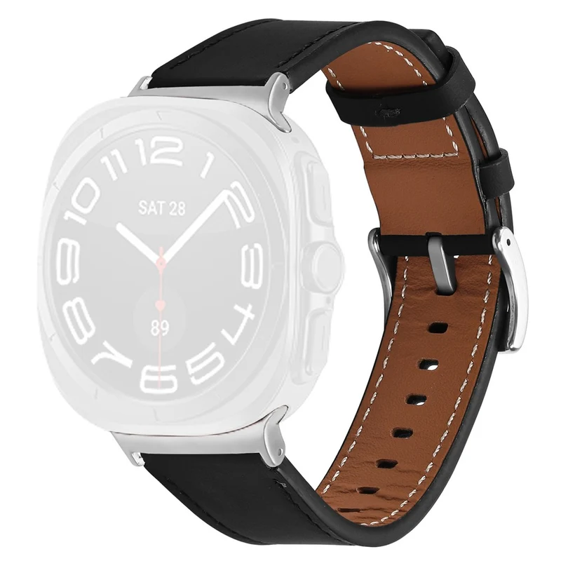 Mega Elegant Samsung Galaxy Watch Ultra (2025) 47mm / Samsung Galaxy Watch Ultra 47mm Echtes Leder Universell Armband