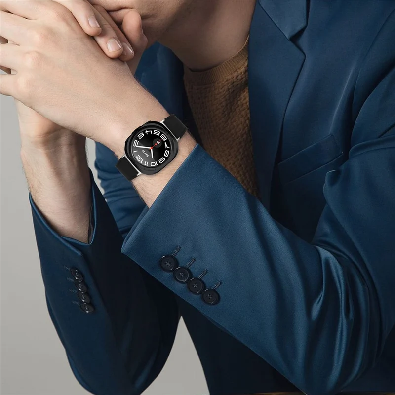 Mega Elegant Samsung Galaxy Watch Ultra (2025) 47mm / Samsung Galaxy Watch Ultra 47mm Echtes Leder Universell Armband