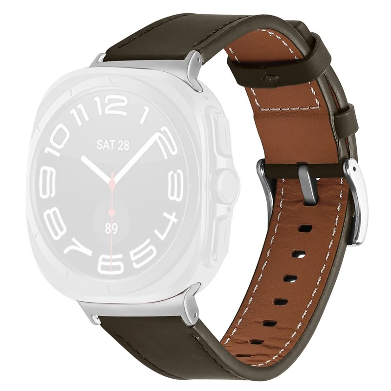 Mega Elegant Samsung Galaxy Watch Ultra (2025) 47mm / Samsung Galaxy Watch Ultra 47mm Echtes Leder Universell Armband