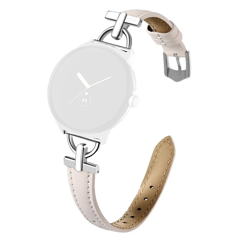 Unglaublich Widerstandsfähig Google Pixel Watch 3 XL 45mm Echtes Leder Armband