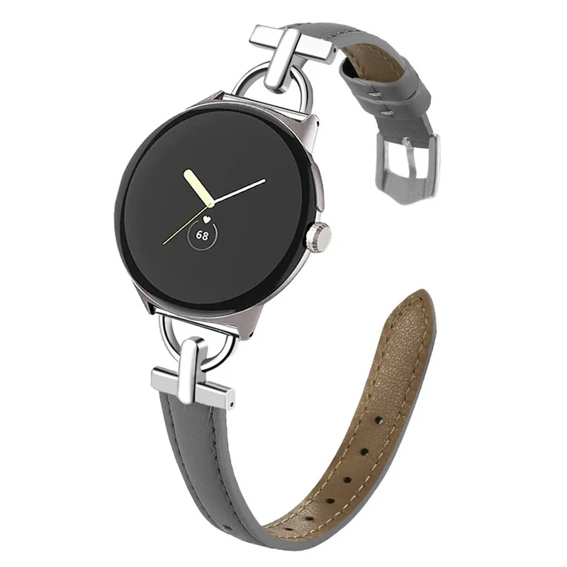 Unglaublich Widerstandsfähig Google Pixel Watch 3 XL 45mm Echtes Leder Armband