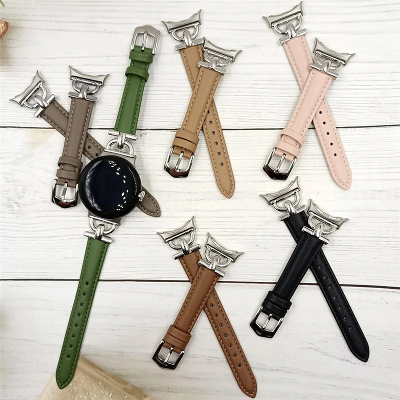 Unglaublich Widerstandsfähig Google Pixel Watch 3 XL 45mm Echtes Leder Armband