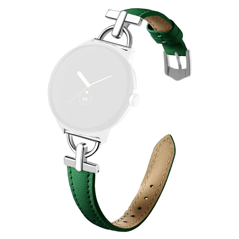 Sehr Robust Google Pixel Watch 3 41mm / Google Pixel Watch 2 Echtes Leder Universell Armband