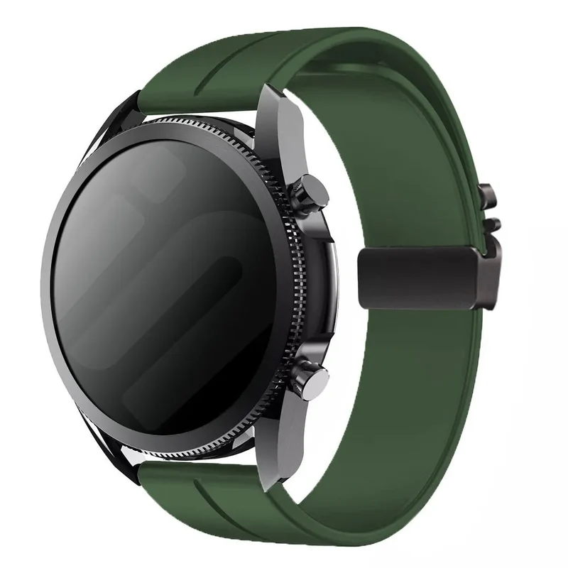 Motorola Moto Watch Ultra Silikonarmband P-Buckle (Grün)