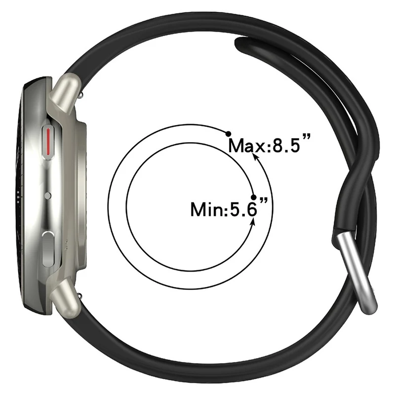 Brillant Amazfit Active 2 Silikon Armband