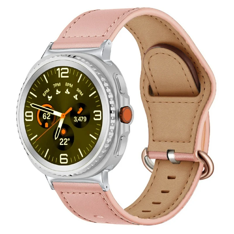 Zeitlos Samsung Galaxy Watch8 40mm / Samsung Galaxy Watch8 44mm Echtes Leder Universell Armband