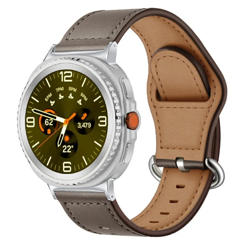 Zeitlos Samsung Galaxy Watch8 40mm / Samsung Galaxy Watch8 44mm Echtes Leder Universell Armband
