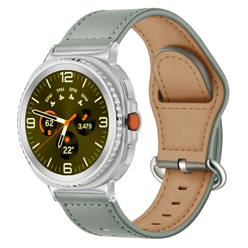 Zeitlos Samsung Galaxy Watch8 40mm / Samsung Galaxy Watch8 44mm Echtes Leder Universell Armband