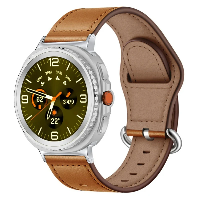 Zeitlos Samsung Galaxy Watch8 40mm / Samsung Galaxy Watch8 44mm Echtes Leder Universell Armband