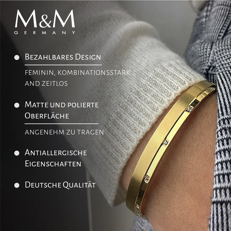 M&M Armreif Modern Glam Gold | Modell 400