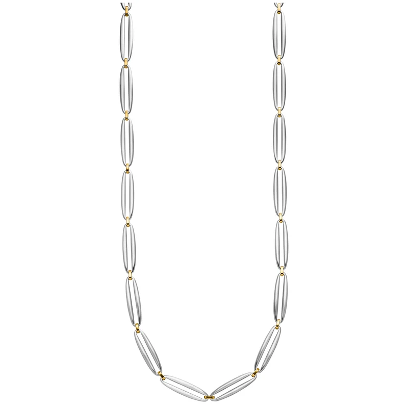 M&M lange Gliederkette Oval Collection bicolor | Modell 310