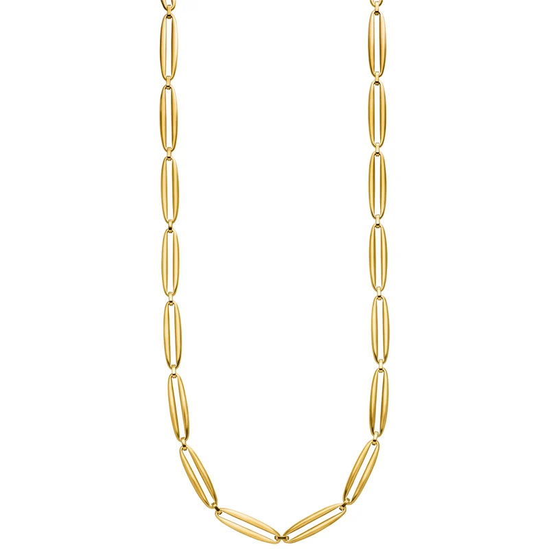 M&M lange Gliederkette Oval Collection Gold | Modell 410