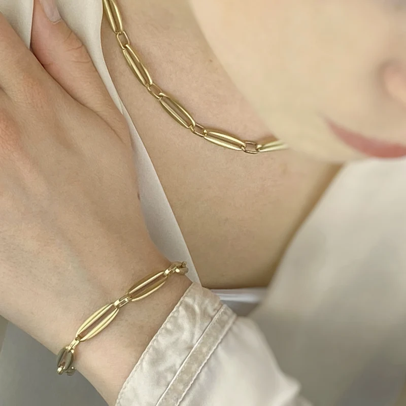 M&M Gliederarmband Oval Collection Gold | Modell 419