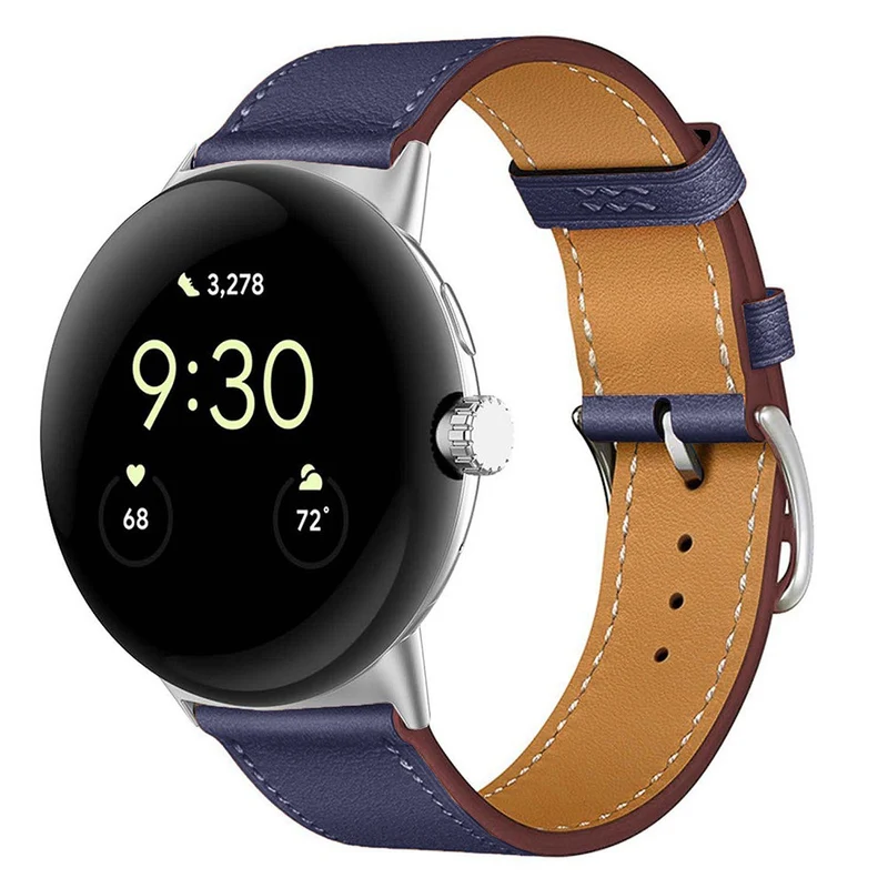 Mega Entzückend Google Pixel Watch 3 XL 45mm Echtes Leder Armband