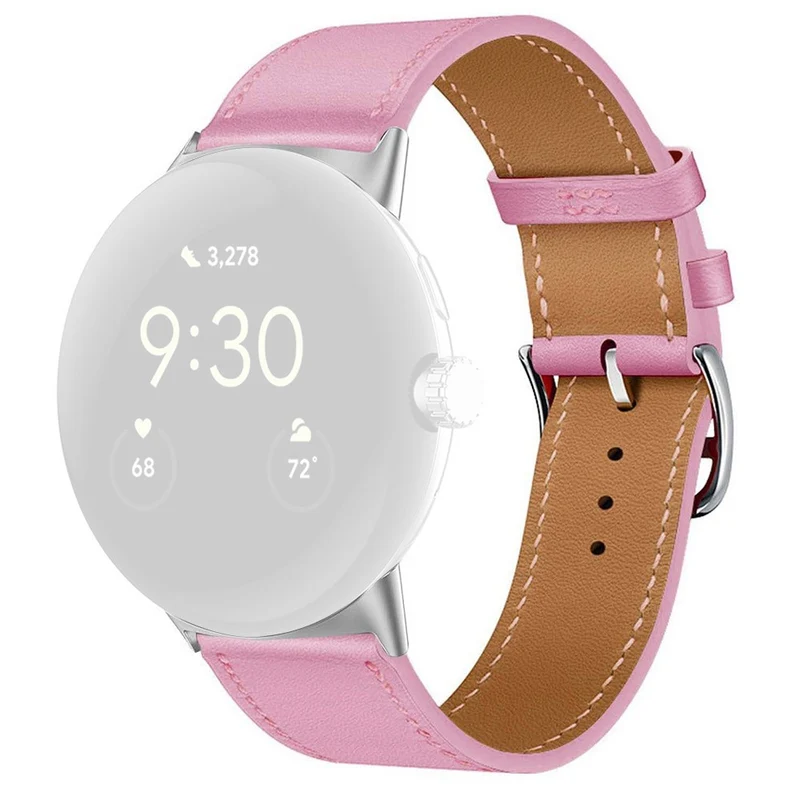 Mega Entzückend Google Pixel Watch 3 XL 45mm Echtes Leder Armband