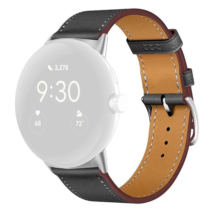 Mega Entzückend Google Pixel Watch 3 XL 45mm Echtes Leder Armband
