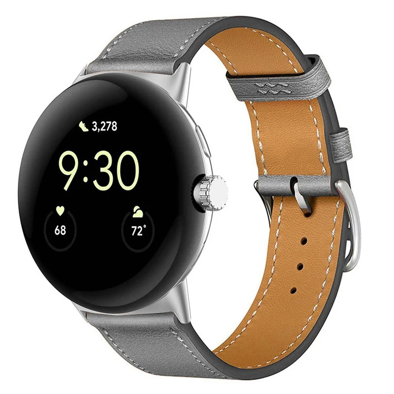 Mega Entzückend Google Pixel Watch 3 XL 45mm Echtes Leder Armband