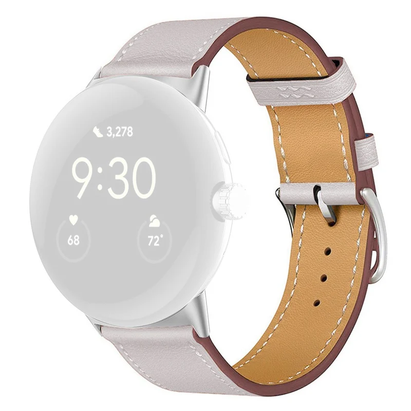 Mega Entzückend Google Pixel Watch 3 XL 45mm Echtes Leder Armband