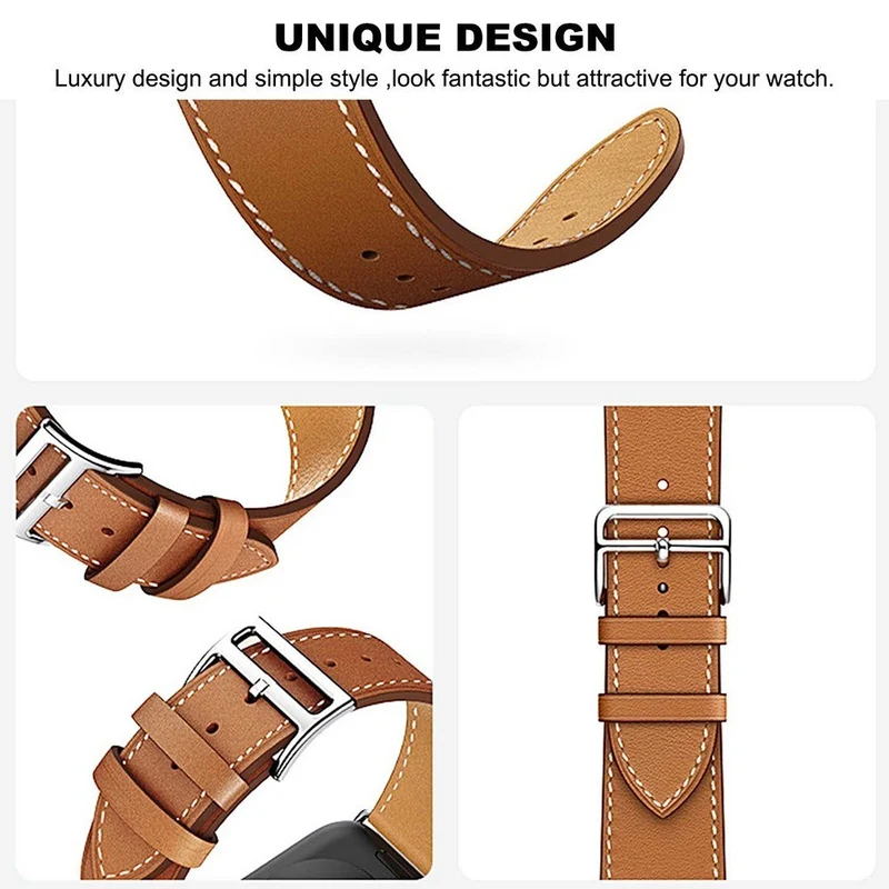 Unglaublich Stark Google Pixel Watch 3 41mm / Google Pixel Watch 2 Echtes Leder Universell Armband
