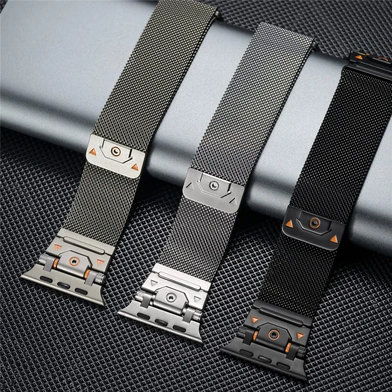 Dauerhaft Apple Smartwatch Metall Universell Armband