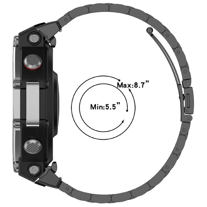 Sehr Reizvoll Amazfit T-Rex 3 Metall Armband