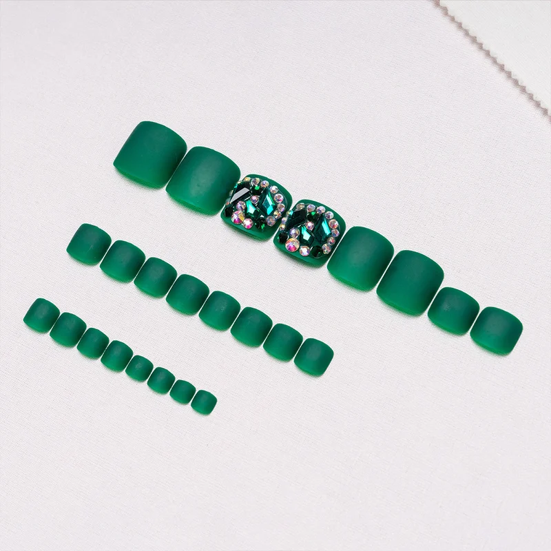 Dekorative Strass Pediküre Nagelkunst 1791110340