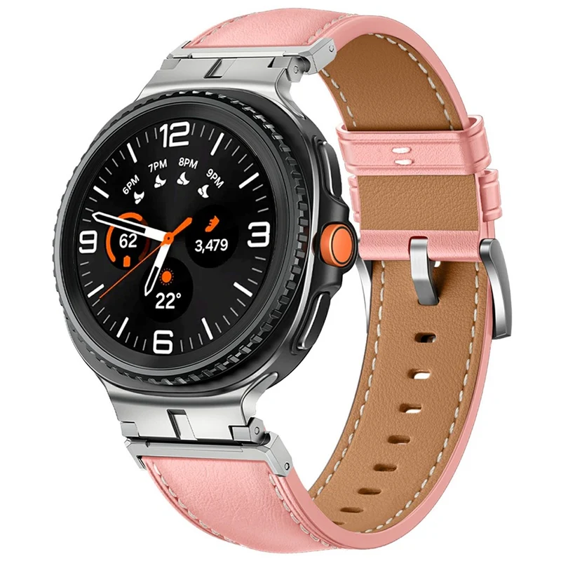 Bemerkenswert Elegant Samsung Smartwatch Echtes Leder Universell Armband