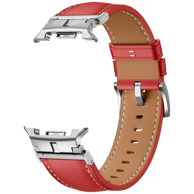 Bemerkenswert Elegant Samsung Smartwatch Echtes Leder Universell Armband