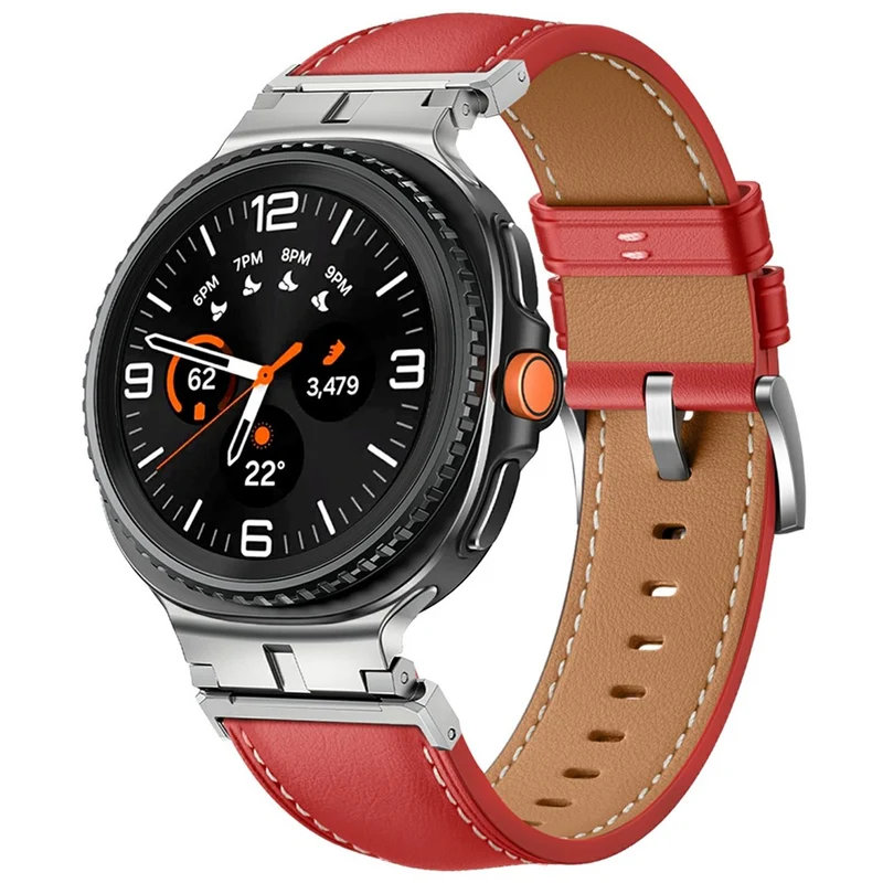 Bemerkenswert Elegant Samsung Smartwatch Echtes Leder Universell Armband
