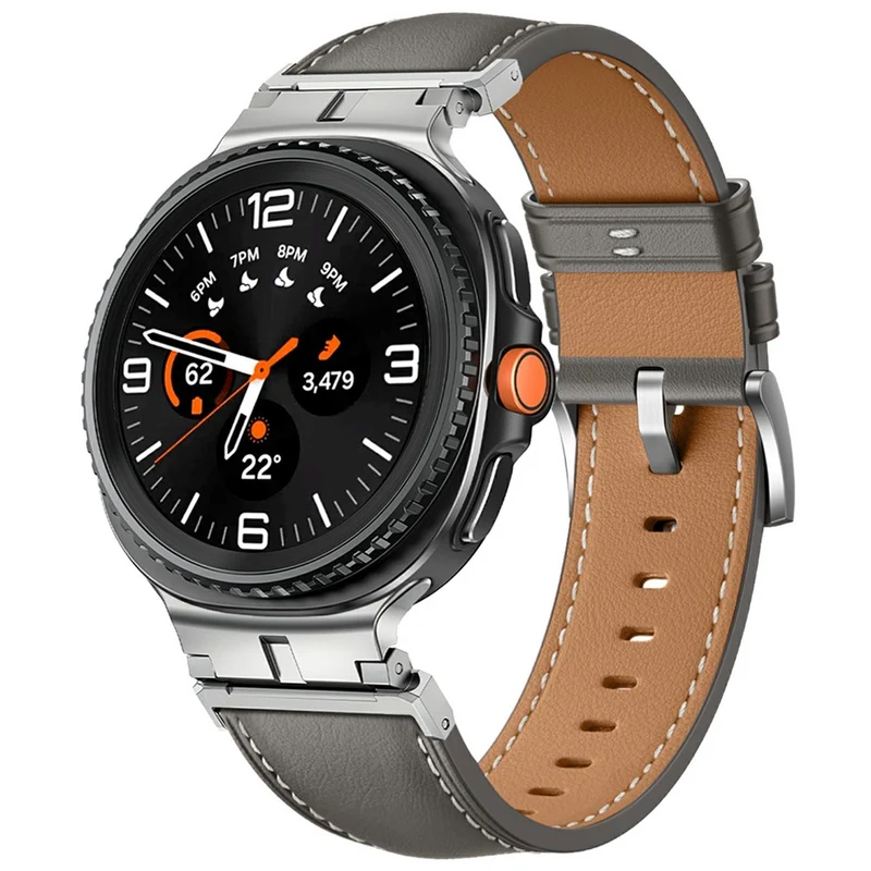 Bemerkenswert Elegant Samsung Smartwatch Echtes Leder Universell Armband