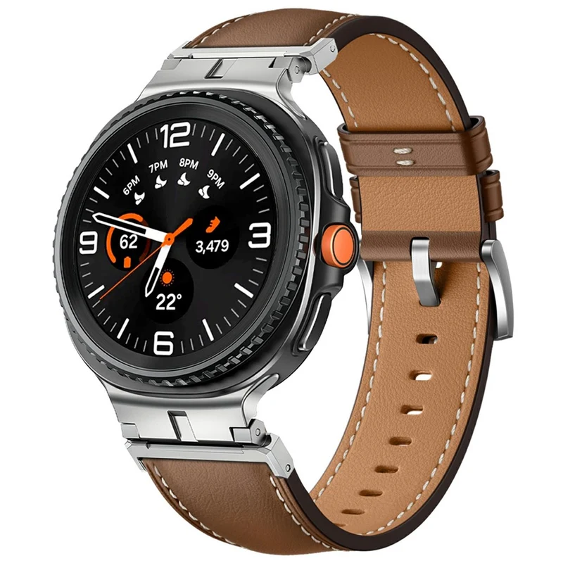 Bemerkenswert Elegant Samsung Smartwatch Echtes Leder Universell Armband