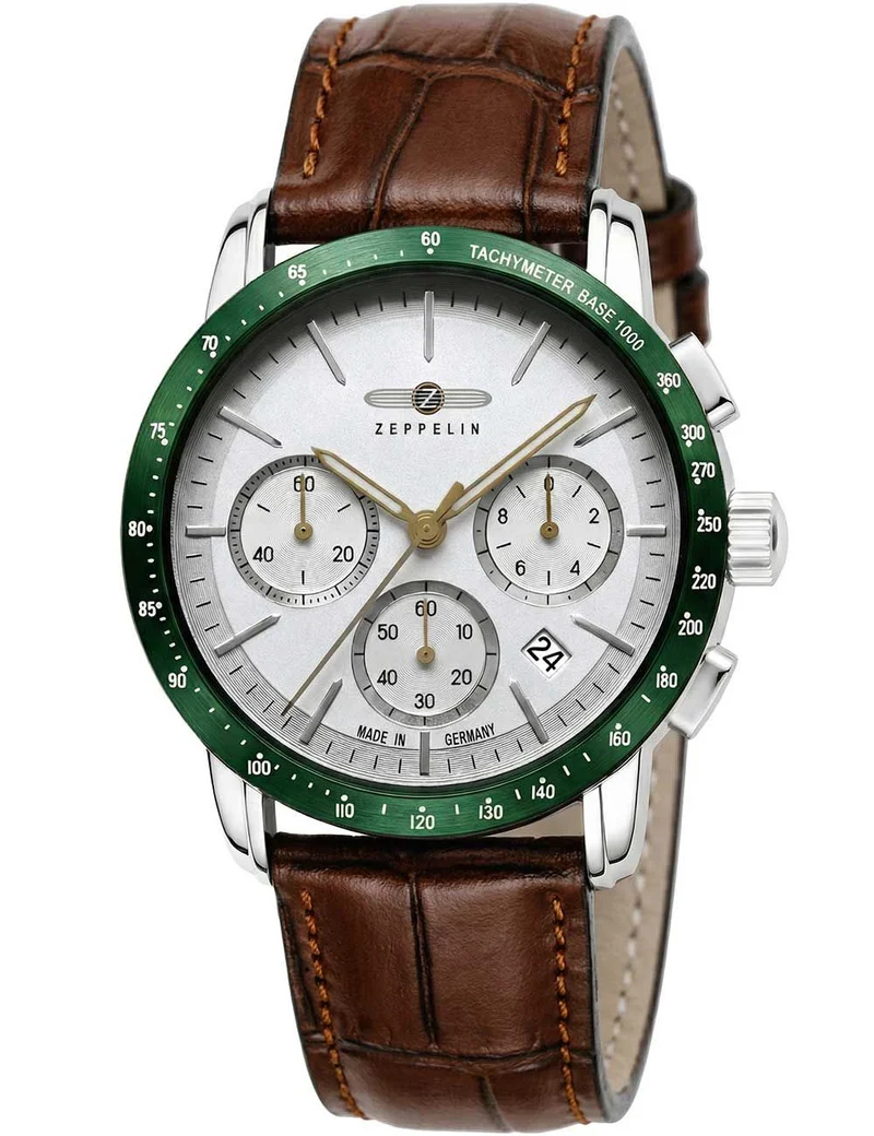 Zeppelin New York 8878-4 Herren Chronograph • Quarz-Chronograph • 5 ATM wasserdicht